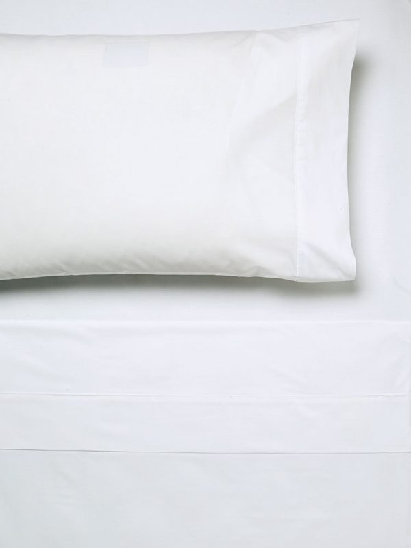 250TC Cotton White Pillow Cases