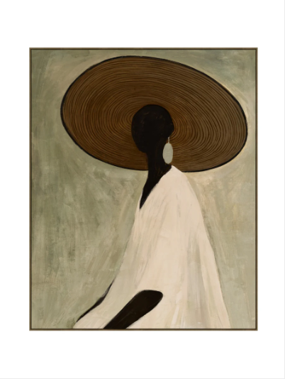 Lady Of Leisure Mint Wall Art