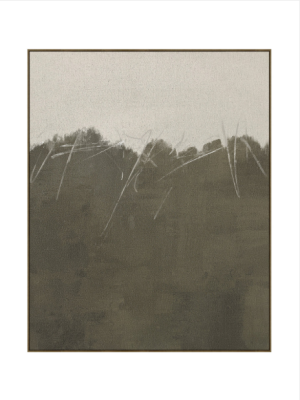 Linen Flax Olive Wall Art