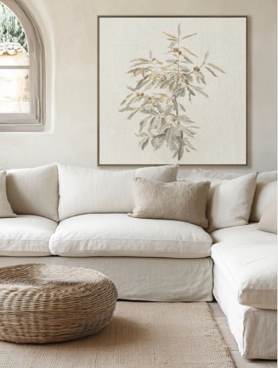 Olivine Dusty Green Wall Art