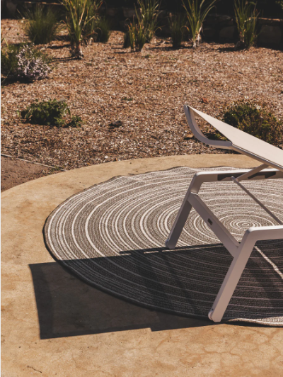 Orbit Lino Round Rug