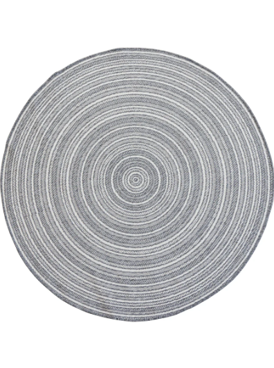Orbit Steel Round Rug