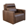 Ralph Mocha Leather Incliner Chair