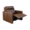 Ralph Mocha Leather Incliner Chair