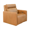 Ralph Tan Leather Incliner Chair