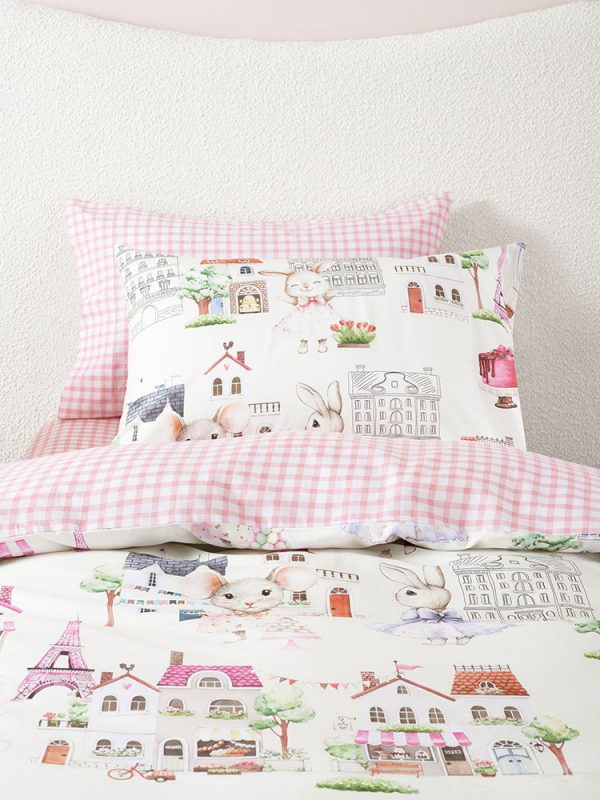 Paris Tails Duvet Set