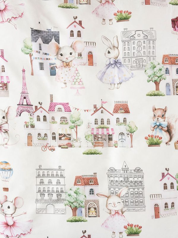 Paris Tails Duvet Set