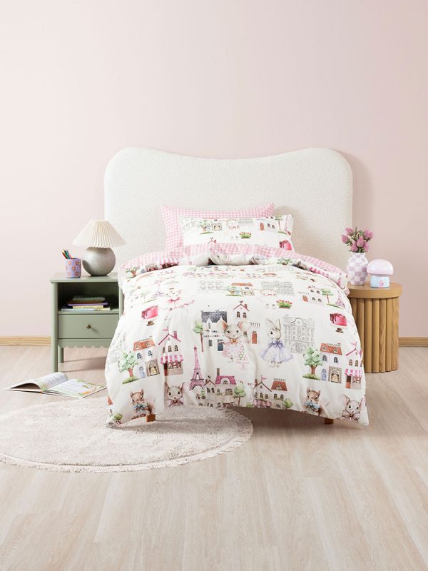 Paris Tails Duvet Set