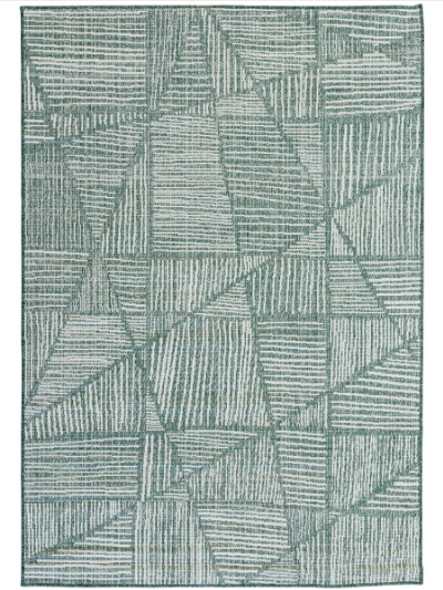 Tangram Hunter Rug