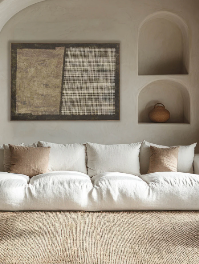 Threadline Praline Wall Art