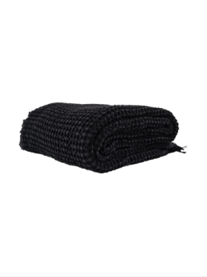 Troy Liquorice Throw