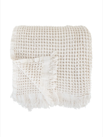 Troy Oatmilk Throw
