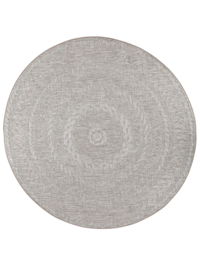 Whirlpool Round Feather Rug