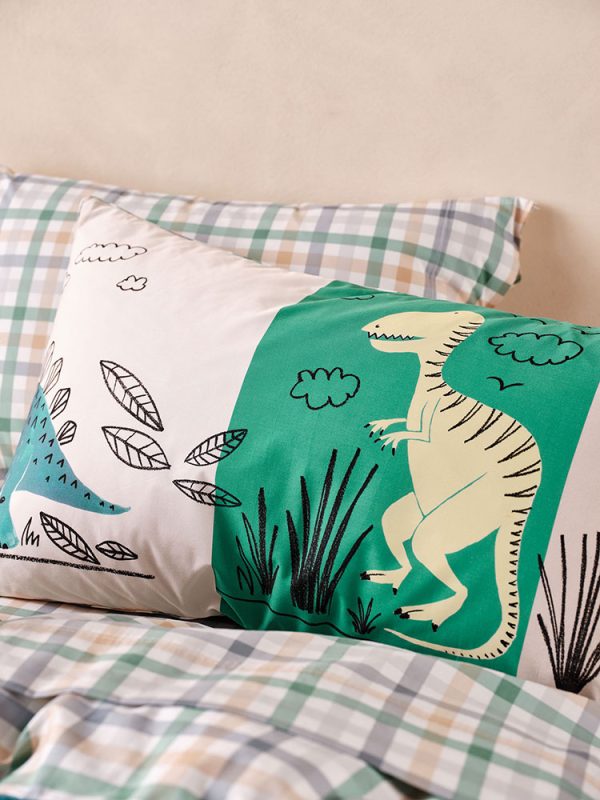 Prehistoric Patchwork Duvet Set