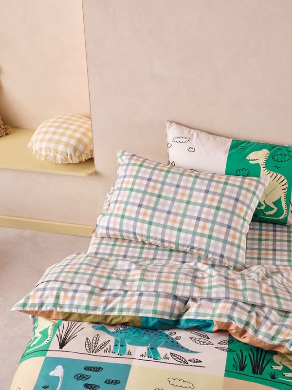 Prehistoric Patchwork Duvet Set