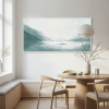 Alone Afloat Blue Drift Wall Art