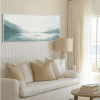 Alone Afloat Blue Drift Wall Art