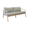 Anastasia Balnaerio Drizzle Teak Sofa 3 Seater