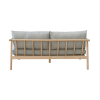 Anastasia Balnaerio Drizzle Teak Sofa 3 Seater