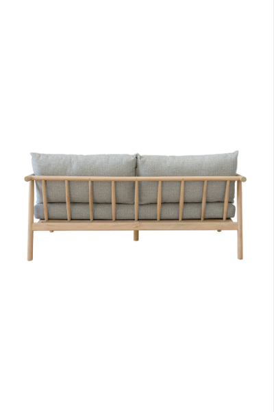 Anastasia Balnaerio Drizzle Teak Sofa 3 Seater