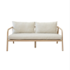 Anastasia Balnaerio Sandstone Teak Sofa 3 Seater