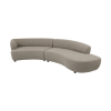 Budapest Pascal Linseed Sofa 4 Seater