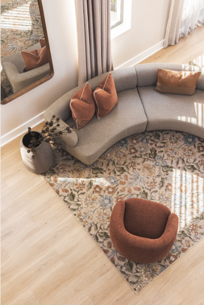 Budapest Pascal Linseed Sofa 4 Seater