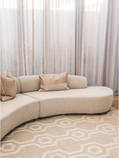 Budapest Pascal Oats Sofa 4 Seater