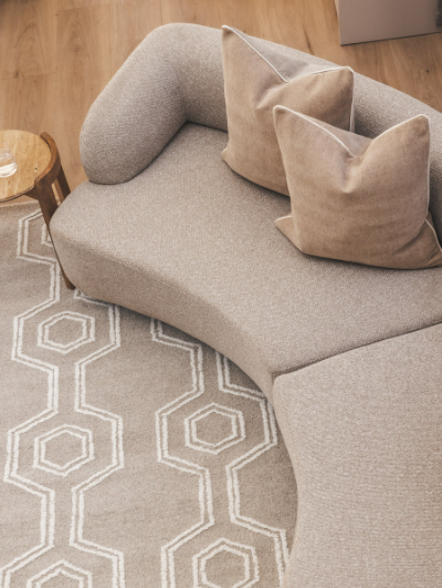 Budapest Pascal Oats Sofa 4 Seater