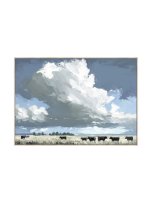 Cloudland Pasture Hayfield Wall Art