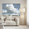 Cloudland Pasture Hayfield Wall Art
