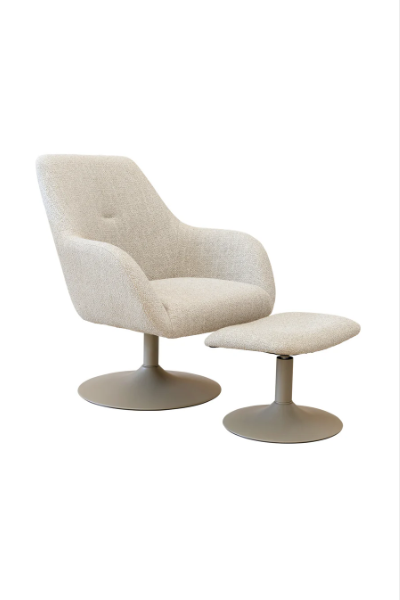 Dante Natural Swivel Chair Set