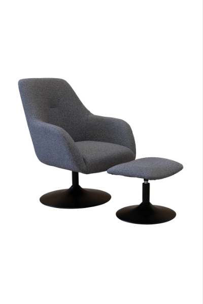 Dante Thunder Swivel Chair Set