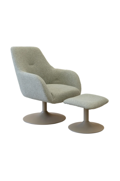 Dante Thyme Swivel Chair Set