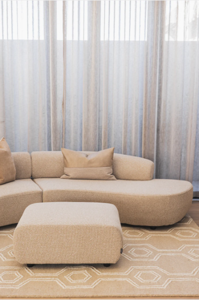 Echo Pascal Oats Ottoman