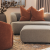 Echo Pascal Linseed Ottoman