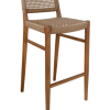 Goa Teak Bark Bar Chair