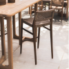 Goa Teak Bark Bar Chair