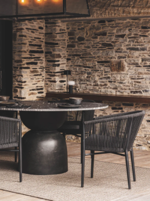 Lisbon Marble Dining Table 6 Seater