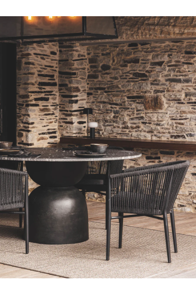 Lisbon Marble Dining Table 6 Seater