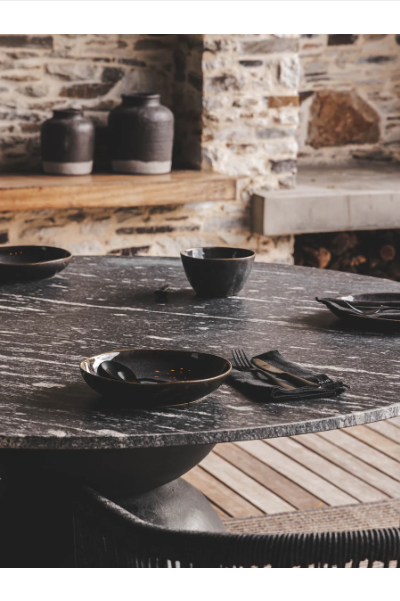 Lisbon Marble Dining Table 6 Seater