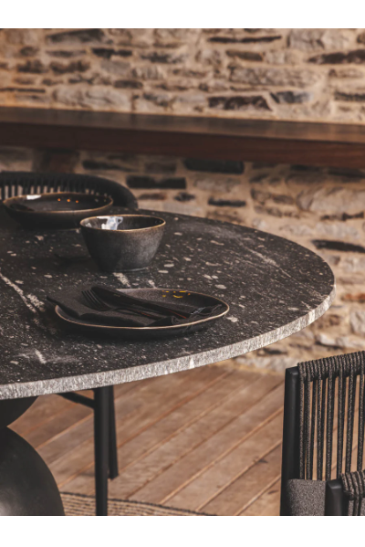 Lisbon Marble Dining Table 6 Seater