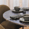 Lisbon Marble Dining Table 6 Seater
