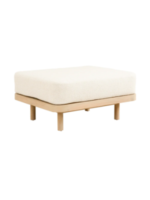 Lorenzo Ottoman Syros Teak Natura Ottoman