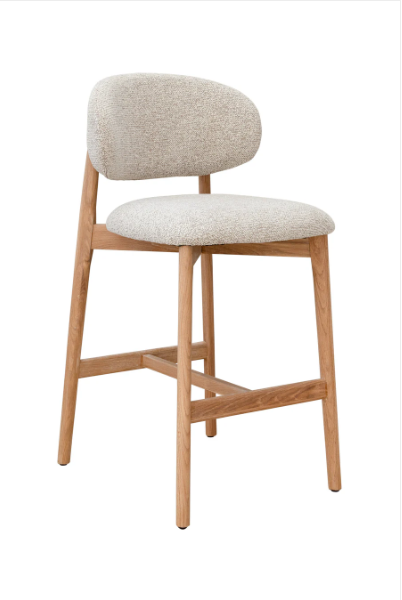 Milano Oak Latte Bar Chair
