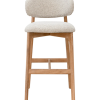 Milano Oak Latte Bar Chair