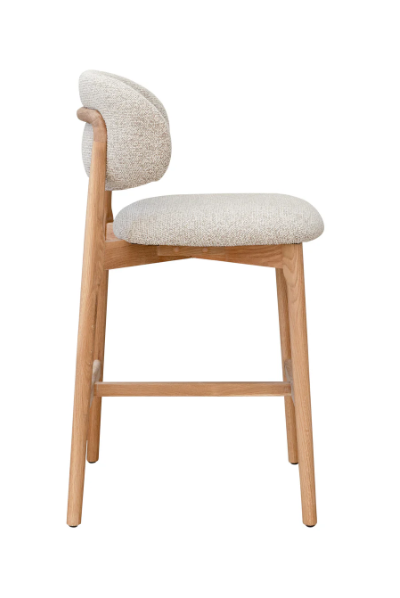 Milano Oak Latte Bar Chair