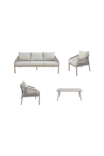 Panorama Wheat Sofa Set Eclipse