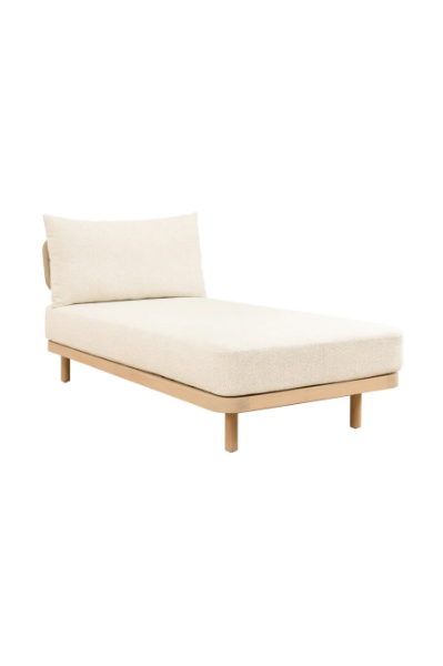 Syros Teak Natura Lounger