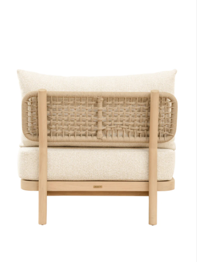 Syros Teak Natura Lounger